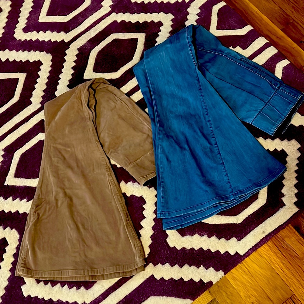 High waist flare jean corduroy bundle